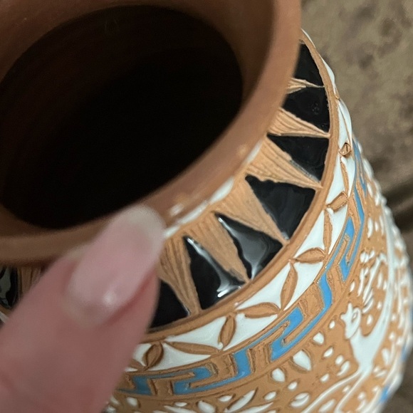 Neofitoy Keramik Handmade Vase Rhodes Greece Numbered Vintage - Picture 4 of 7